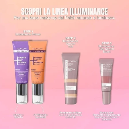 Revlon Illuminance Correct + Brighten Primer - Verhelderende gezichtsprimer nr. 002
