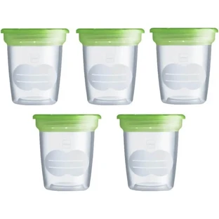 Mam 5 bakjes voor melk en eten