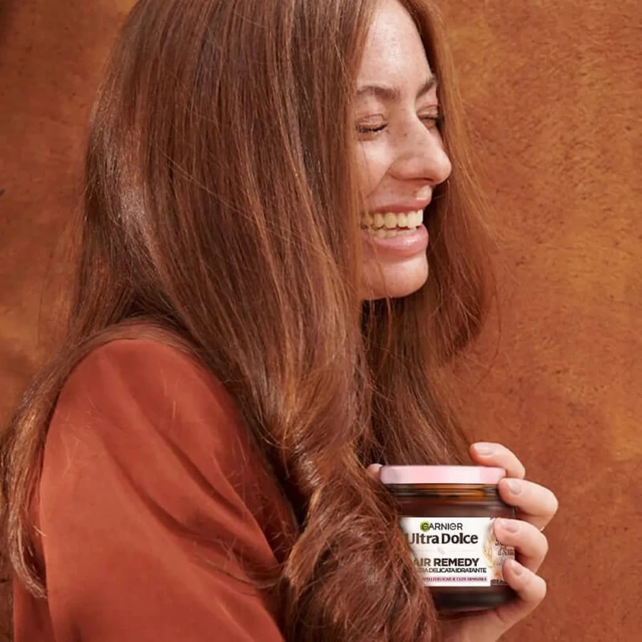 Garnier Ultra Gentle Hair Remedy: Oat Delicacy – Feuchtigkeitsmaske für empfindliches Haar, 340 ml