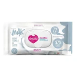Dealo White Milk - 72 hydraterende, huidvriendelijke reinigingsdoekjes