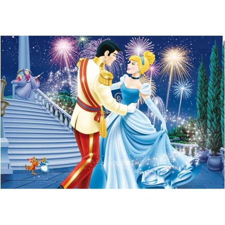 Lisciani Maxi dubbelzijdige puzzel, 35 stukjes, Assepoester, 46546