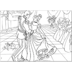 Lisciani Maxi dubbelzijdige puzzel, 35 stukjes, Assepoester, 46546