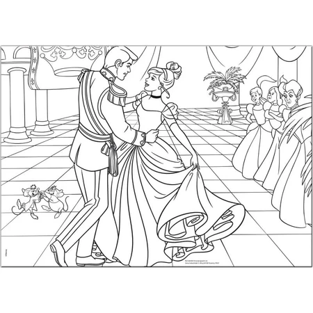 Lisciani Maxi dubbelzijdige puzzel, 35 stukjes, Assepoester, 46546