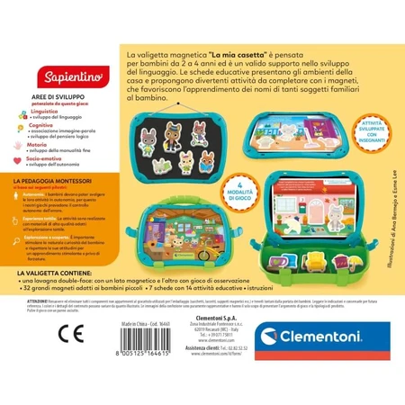 Clementoni Sapientino Montessori My Little House – Educatief speelgoed voor kinderen van 2 tot 4 jaar