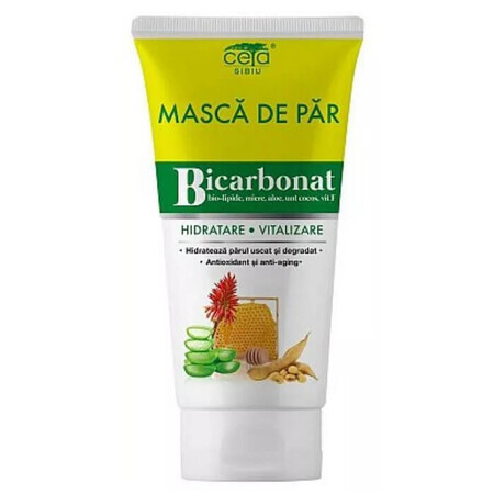 Haarmasker met bicarbonaat voor hydratatie en vitalisatie, 150 ml, Ceta Sibiu