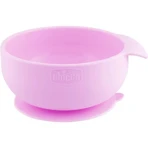 Chicco Easy Start - Juego de silicona para la alimentación complementaria a partir de los 6 meses - Rosa