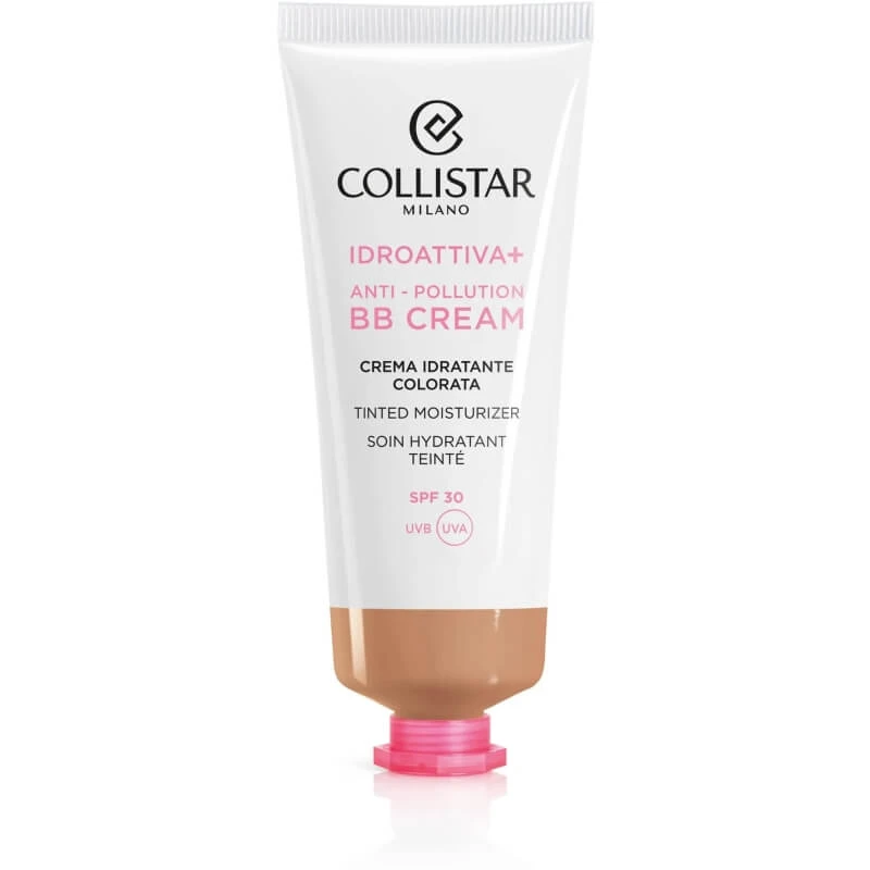 Collistar Hydroattiva+ Anti-Pollution BB Cream - Getinte vochtinbrengende crème SPF 30, 50 ml - Donker