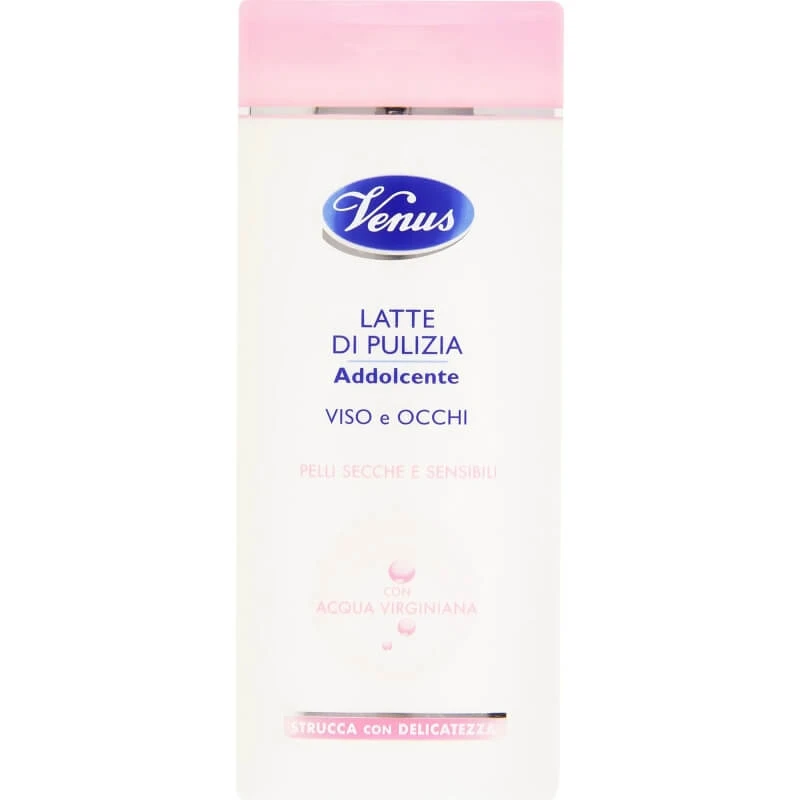 Venus Verzachtende Reinigingsmelk voor gezicht en ogen, 200 ml