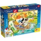 Lisciani dubbelzijdige Mickey-maxipuzzel van 60 stukjes