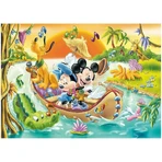 Lisciani dubbelzijdige Mickey-maxipuzzel van 60 stukjes