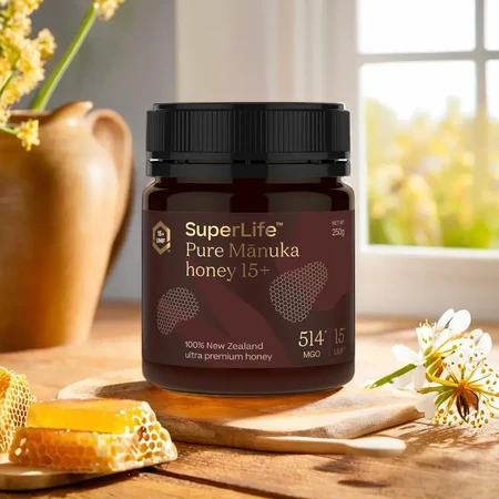 Manuka Honing UMF15+, MGO514+, 500g, Superlife