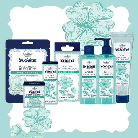 Rosenwasser: Feuchtigkeitsspendende und reinigende Gesichtscreme, 50 ml