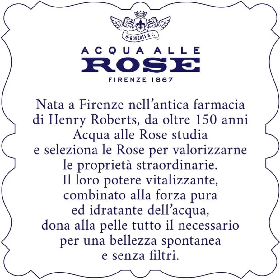 Rosenwasser: Feuchtigkeitsspendende und reinigende Gesichtscreme, 50 ml