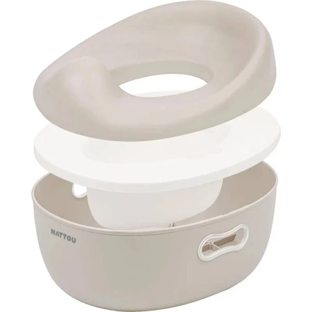 Nattou Potty Care – 3-in-1-Töpfchen – Beige