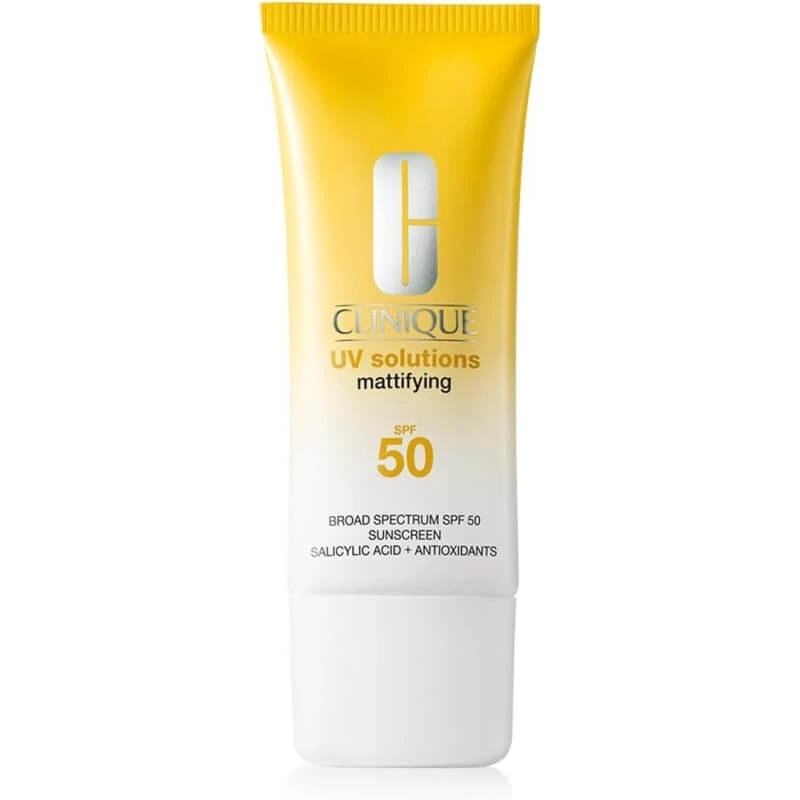 Clinique gezichtszonnebrandcrème SPF 50, UV Solutions matterende lotion, hoge beschermingsfactor, 40 ml