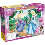 Lisciani dubbelzijdige Assepoester-maxi-puzzel, 150 stukjes