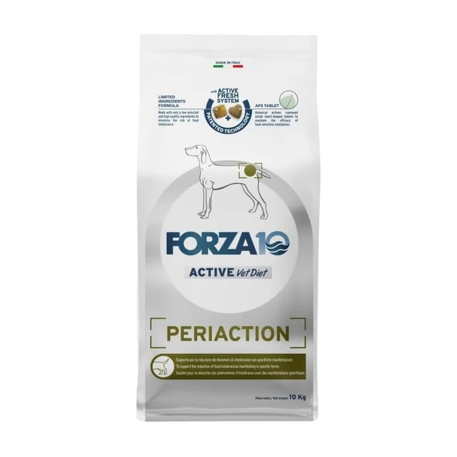 Forza10 Forza 10 Periaction Active Vet Diet Periaction met vis – Volledig dieetvoeding voor honden, 10 kg