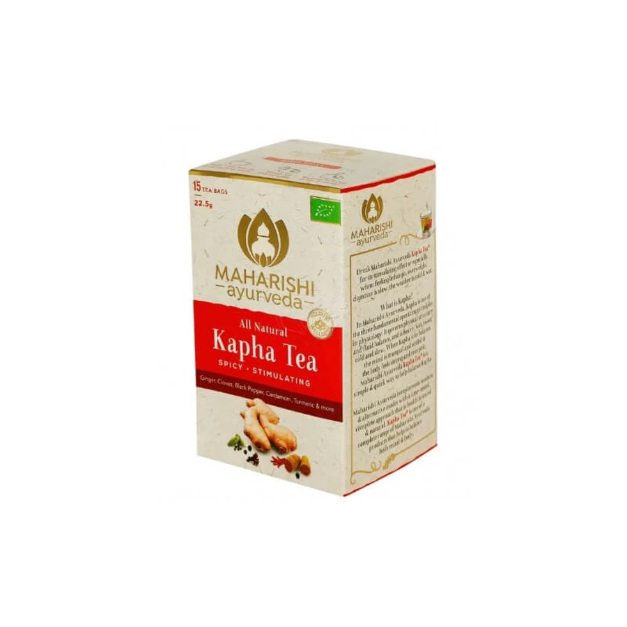Thé Kapha Maharishi Ayurveda - Mélange de tisanes stimulant, 20 sachets