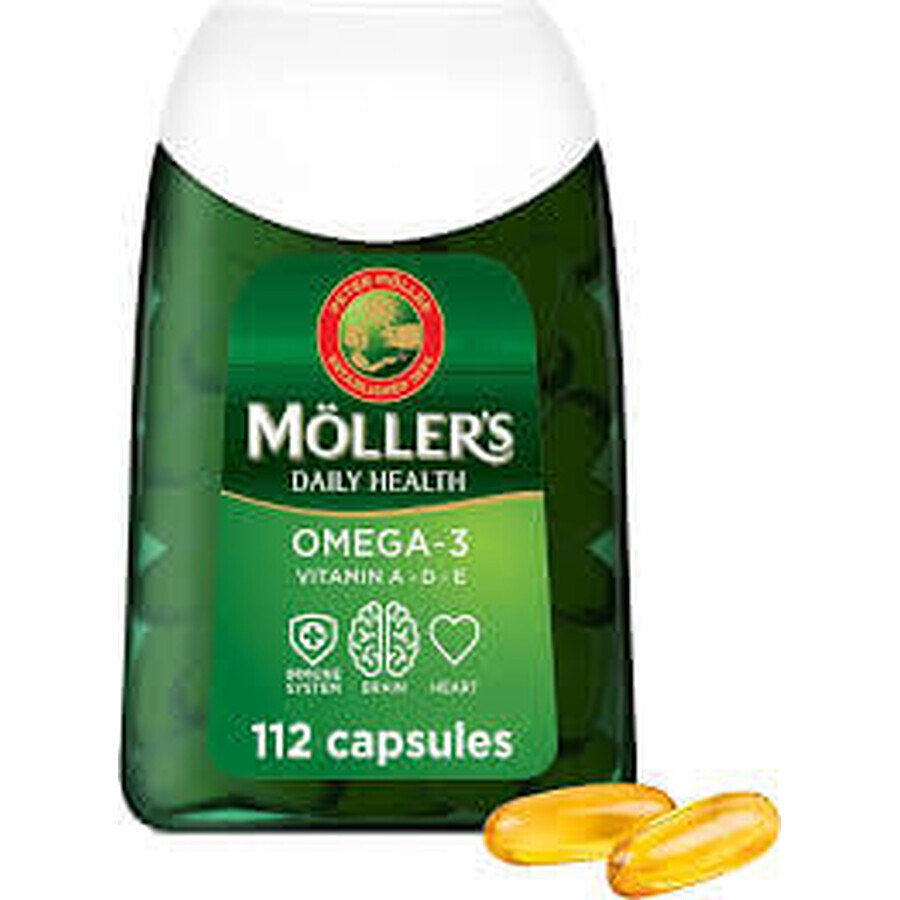 Omega 3 Forte, 112 capsule, Moller's