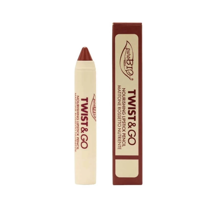 Puro Bio Twist & Go - Voedend lippenstiftpotlood nr. 506 Donker mauve