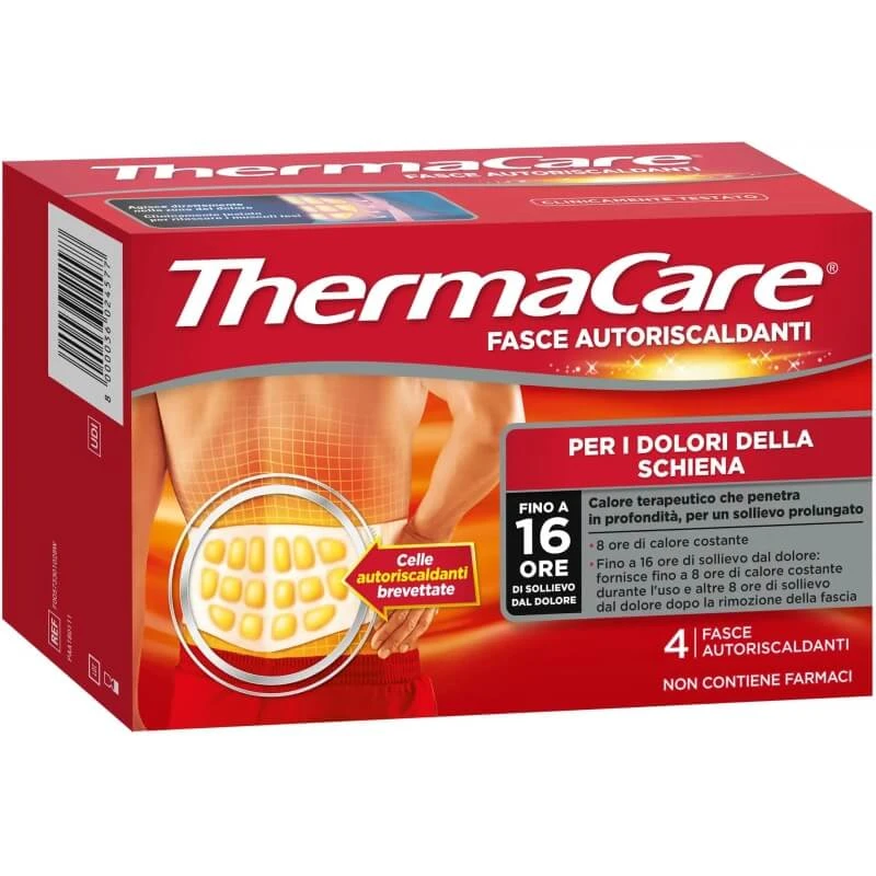 Thermacare 4 zelfverwarmende kompressen tegen rugpijn