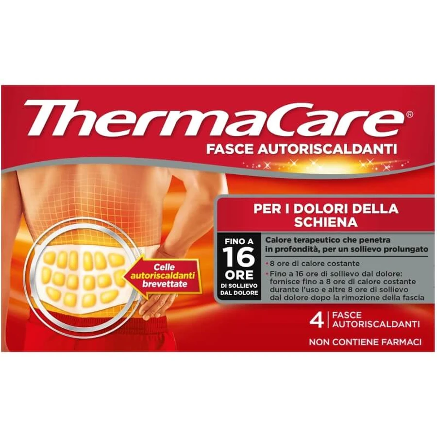 ThermaCare 4 selbstwärmende Pflaster gegen Rückenschmerzen