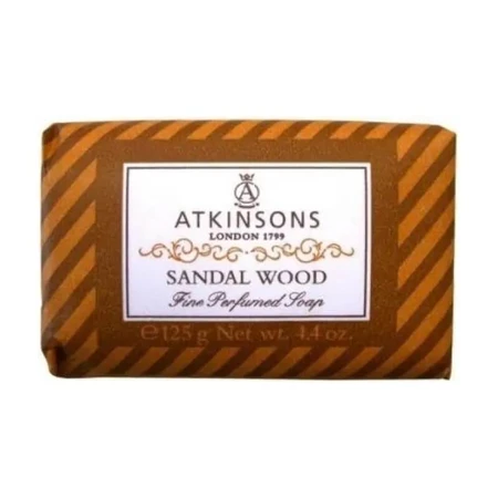 Savons parfumés Atkinsons, bois de santal - savon en pain de 125 g