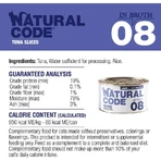 Natural Code 08 Tonijnfilets – Compleet voer voor volwassen katten, 85 g