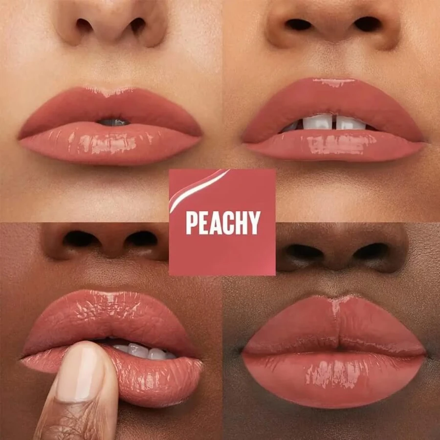 Maybelline Super Stay Vinyl Ink – pomadka w płynie nr 15 Peachy: ceny i cechy