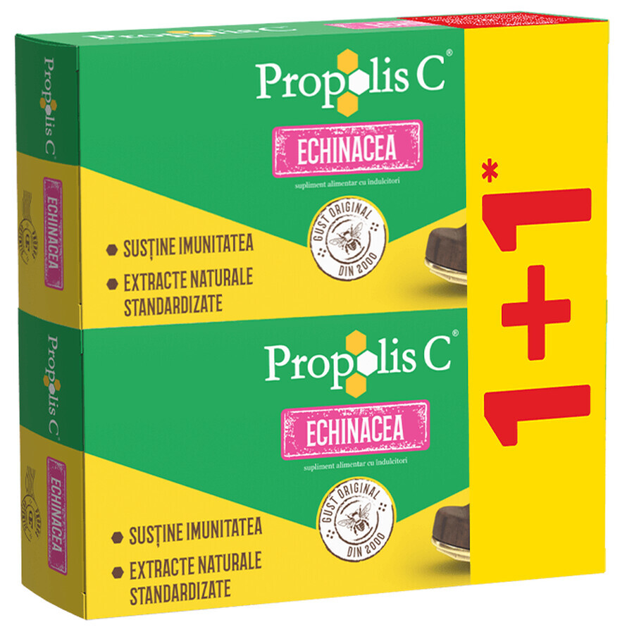 Propolis C met Echinacea, 30 + 30 tabletten, Fiterman