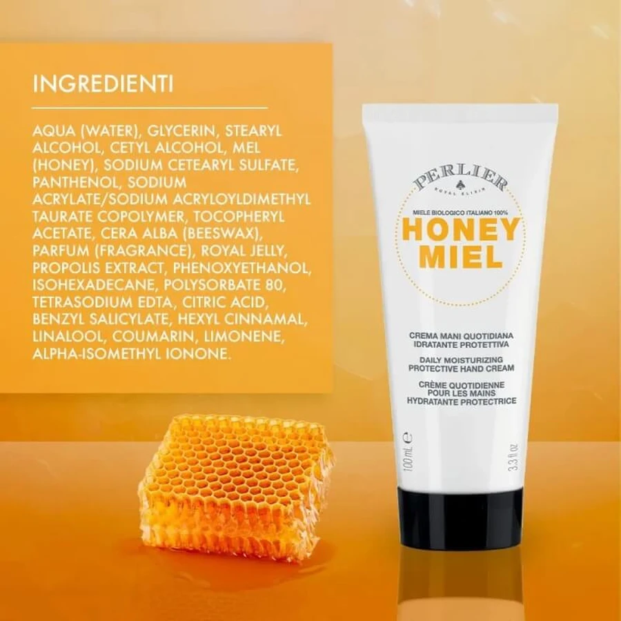 Perlier Miele - Handcrème met barrière-effect 100 ml
