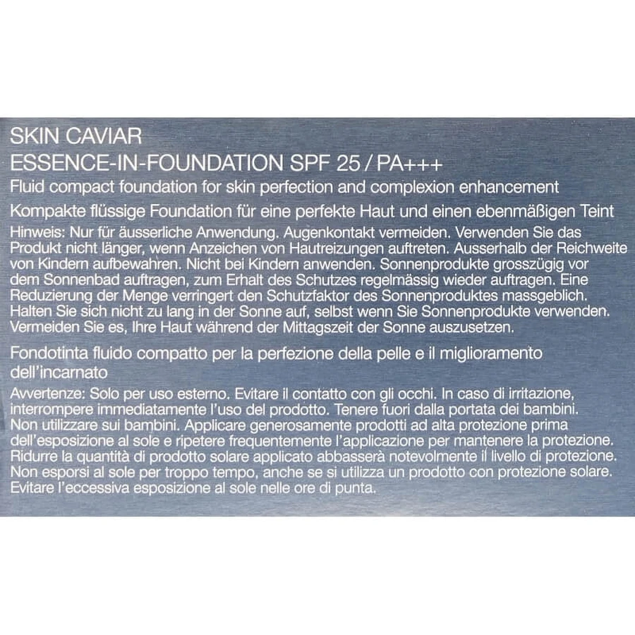 La Prairie Skin Caviar Essence-in-Foundation SPF 25 - Compacte foundation 30 ml - N-20 Pure Ivory
