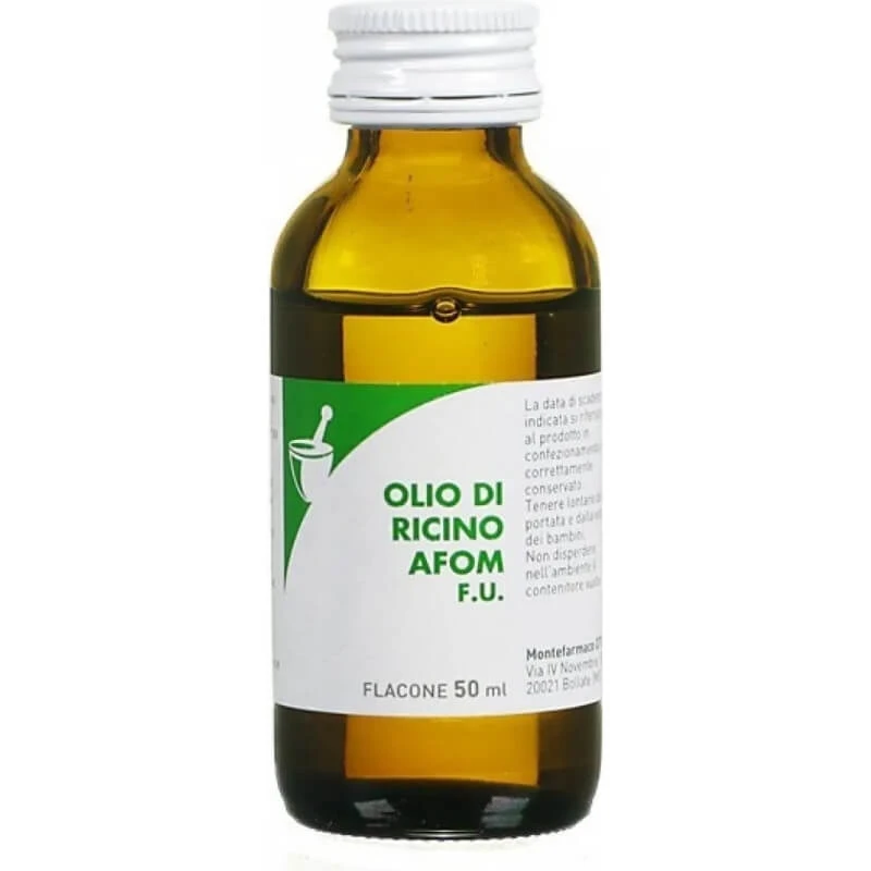 Afom Pharma Ricinusolie voor inwendig en uitwendig gebruik, 50 ml