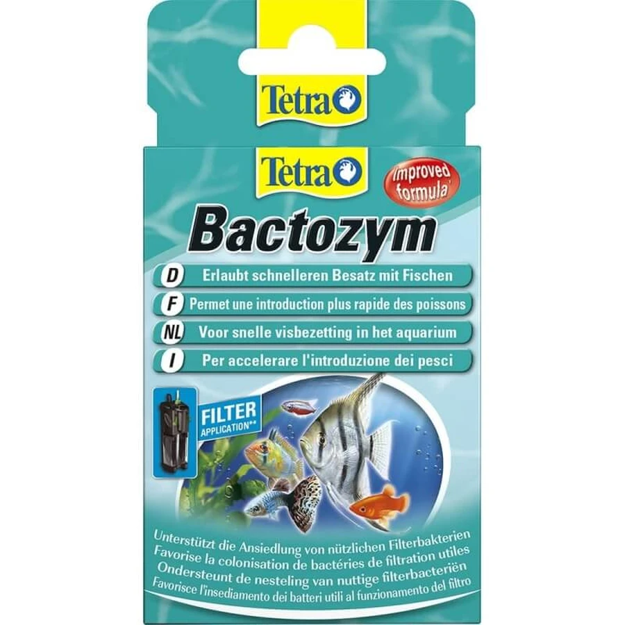 Tetra Aqua bactozym - 10 capsule de activator biologic pentru acvariile cu apă dulce