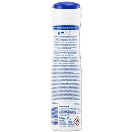 Nivea Derma Control Defend 72h - Lichaamsspray met geurnoten van cacao, ambergrijs en Avola-amandel, 150 ml