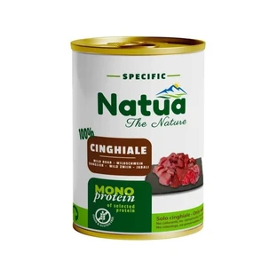 Natua Monoprotein Jabalí - Comida húmeda para perros, 400 g
