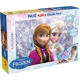 Lisciani Maxi doppelseitiges Puzzle „Frozen“, 60 Teile, 46881-874