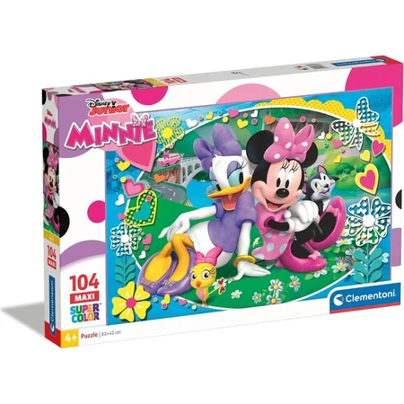 Clementoni Minnie Happy Helper-puzzel, 104 stukjes, 62 x 42 cm
