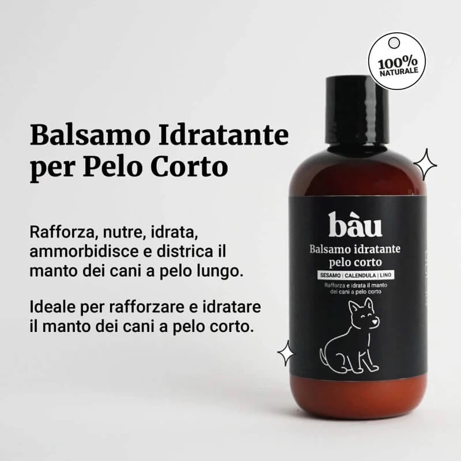 Bau Cosmetics Feuchtigkeitsspendender Conditioner für kurzes Haar, 250 ml
