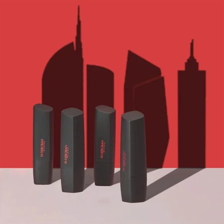 Deborah Milano Red Mat - Barra de labios mate aterciopelada n.º 5, rojo intenso