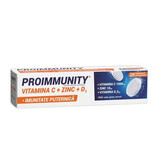 Proimmunity Vitamine C + Zink + D3, 20 bruistabletten, Fiterman