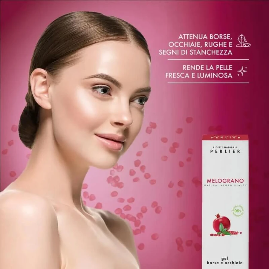 Perlier Pomegranate - Gel tegen wallen en donkere kringen, 15 ml