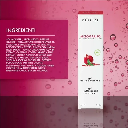 Perlier Pomegranate - Gel tegen wallen en donkere kringen, 15 ml