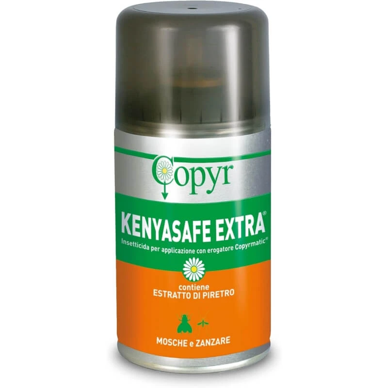 Copyr Kenyasafe Extra - Insecticide tegen muggen, vliegen en andere vliegende insecten, 1 bus van 250 ml