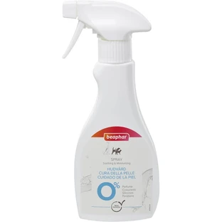 Beaphar Hautpflege – Beruhigendes und feuchtigkeitsspendendes Spray für empfindliche Haut bei Hunden und Katzen, 250 ml