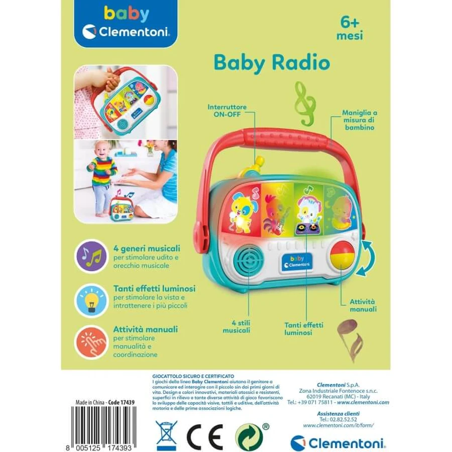 Clementoni Baby Radio - Elektronisch speelgoed
