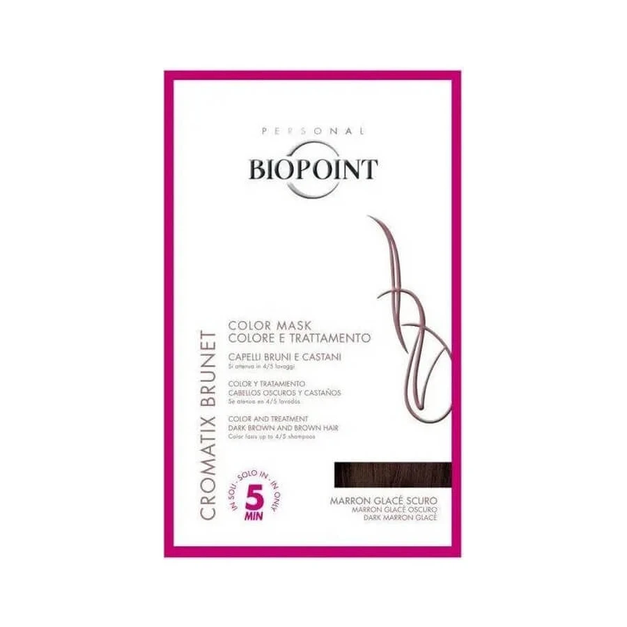 Biopoint Chromatix Color Treatment: 5-Minute Color Treatment Mask, 30 ml, Dark Maron Glace’