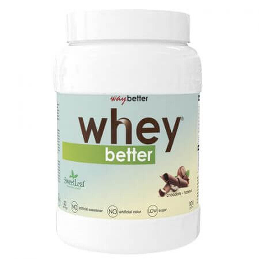 Whey Better Chocolade Pinda Proteïne Poeder, 900g, Way Better