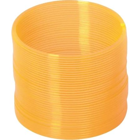 Neonroze spiraalvormige plastic veer