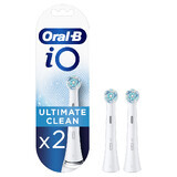 Electria iO Ultimate Clean Tandenborstel Navulling, Wit, 2 stuks, Oral-B